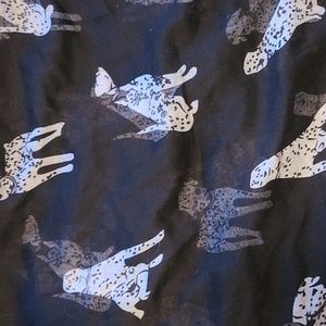 Dalmation Black Scarf